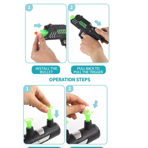 تفنگ اسباب بازی تمرین تیراندازی به توپ های معلق shooting games glow in dark series -اسباب بازی